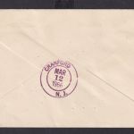 Kaimaninseln R Brief Queen Elisabeth Destination Georgetown Cranford New Jersey
