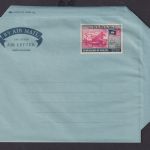 Flugpost British Malaya Malaysia Ganzsache Aerogramm 25 cts postal stationery