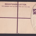 Briefmarken Pakistan Ganzsache 53 Paisa Einschreibeumschlag 189 x 113 mm