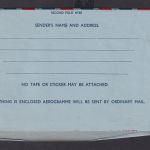 Papua Neuguinea New Guinea Ganzsache Postal stationery Aerogramm Air letter 10 d