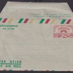 Afrika Kamerun Africa Cameroon Ganzsache Flugpost airmal aerogramm 20 F 1962