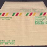 Afrika Kamerun Africa Cameroon Ganzsache Flugpost airmal aerogramm 18 F 1962