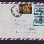 Papua Neu Guinea Brief MIF Viererblock Destination Goroka nach Ratz Schweiz