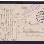 Ansichtskarte Görlitz Sachsen Landeskrone Berg Strassenbahn Feldpost nach