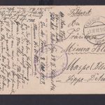 Ansichtskarte Azannes Frankreich Gefangenen Sammelstelle 1. Weltkrieg Feldpost