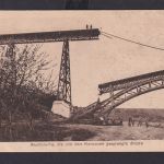 Ansichtskarte Boullionville Frankreich Gesprengte Brücke von Franzuosen im