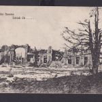 Ansichtskarte Somme Departement Frankreich Zerstörtes Schloss im 1. Weltkrieg