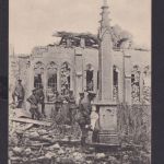 Ansichtskarte Hattonchatel Frankreich Kirche Zerstörter Kreuzgang Feldpost nach