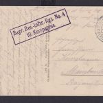 Ansichtskarte Hattonchatel Frankreich Kirche Zerstörter Kreuzgang Feldpost nach