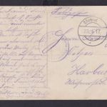 Ansichtskarte Rennenanville Frankreich Zerstörte Kirche im 1. Weltkrieg Feldpost