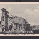 Ansichtskarte Poelcapelle Langenmark Belgien Zerstört im 1. Weltkrieg Feldpost