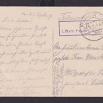 Ansichtskarte Poelcapelle Langenmark Belgien Zerstört im 1. Weltkrieg Feldpost