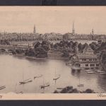 Ansichtskarte Hampurg Alsterpromenade