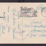 Postsache Deutsches Reich Drittes Reich Karte SST Postamt Ermäßigte Gebühr ab