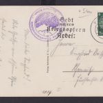 Deutsches Reich Drittes Reich Ansichtskarte SST Gebt unseren Kriegsopfern Arbeit