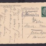 Deutsches Reich Drittes Reich Ansichtskarte SST 50 Jahre Kneippkur Bad