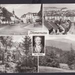 Ansichtskarte Ilmenau Thüringen Rathaus Goethehäuschen Kickelhahn Verlag Straub