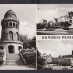 Ansichtskarte Bergen Rügen Mecklenburg Vorpommern Ernst Moritz Arndt Turm Karl