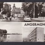 Ansichtskarte Angemünde Brandenburg Ansichten nach Berlin 05.08.1976