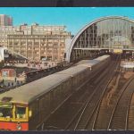 Ansichtskarte Berlin Hauptstadt der DDR S Bahnhof Alexanderplatz