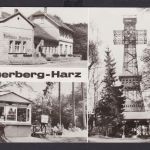 Ansichtskarte Auerberg Harz Sachsen Anhalt Forsthaus Gaststätte Auerberg Kiosk
