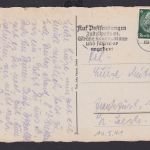 Deutsches Reich Drittes Reich Ansichtskarte Postsache SST Auf Postsendungen
