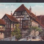 Deutsches Reich Drittes Reich Ansichtskarte Postsache SST Rechtzeitig Postreise