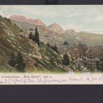 Ansichtskarte Neuhaus bei Schliersee Bayern Unterkunftshaus Rote Wand Gebirge