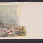 Ungarn Litho Ganzsache 5 Kreuzer Herkulesfürdo Herkulesbad