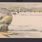 Ungarn Litho Ganzsache 5 Kreuzer Balaton Plattensee