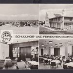 Ansichtskarte Borkow Mecklenburg Vorpommern Bildung Erholung Schulungs. u.