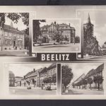 Ansichtskarte Beelitz Brandenburg Bildung Diesterwegschule Religion Marienkirche