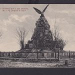 Ansichtskarte Bahnpost Saarbrücken n. Bingerbrück Gorze Frankreich Denkmal d. 5.