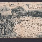 Vorläufer Ansichtskarte Litho Oybin Sachsen Versch. Ansichten Reichspost n.