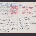 Schiffspost Großbritannien Absenderfreistempel Southampton Paid auf toller