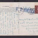 Schiffspost Großbritannien S.S. America auf toller Ansichtskarte K1 Southampton