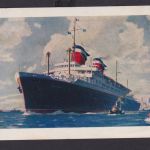 Schiffspost Großbritannien S.S. America auf toller Ansichtskarte K1 Southampton