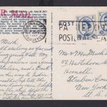 Großbritannien Schiffspost Paquebot Southamton n Hornell Steuben County New York
