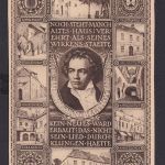 Österreich Ganzsache Beethoven Musik Komponist Wien Fürth 29.4.1932