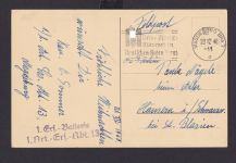Bahnpost Feldpost K1 Magdeburg BPA Sachsen Anhalt Deutsches Reich Drittes Reich