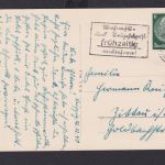 Leipzig Sachsen Deutsches Reich Drittes Reich Ansichtskarte Postsache Wihnachts