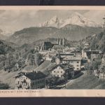Berchdesgaden Bayern Deutsches Reich Drittes Reich Ansichtskarte SST Altstoff