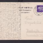 Dresden Sachsen Deutsches Reich Drittes Reich Ansichtskarte Postsache SST Vergiß