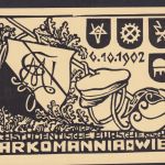 Burschenschaft Markomannia Ansichtskarte Studentika Wien Österreich