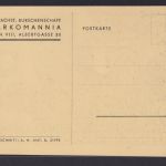 Burschenschaft Markomannia Ansichtskarte Studentika Wien Österreich