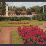 Ansichtskarte Bünde Westfalen Freibad Bürgerpark Verlag Hans Wagner Vlotho