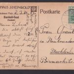Ansichtskarte Berlin Gastronomie Weinhaus Rheingold Bankett Saal n.