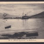 Ansichtskarte Balholmen Norwegen Schifffahrt Seefahrt Marine MS Monte Sarmiento