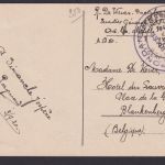 Ansichtskarte Herbesthal Belgien Bahnhof n. Blankenberghe Belgien