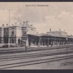 Ansichtskarte Herbesthal Belgien Bahnhof n. Blankenberghe Belgien
